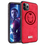 Чехол Marvel Avengers Leather case для Apple iPhone 11 pro max (Ironman, матерчатый)