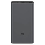 Внешняя батарея Xiaomi Mi Power Bank 3 универсальная (10000 mAh, черная, алюминиевая, USB, USB-C, Fast Charge)