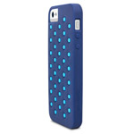 Чехол X-doria Spots Case для Apple iPhone 5/5S (синий, силиконовый)