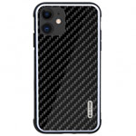 Чехол G-Case Carbon Fiber Shield Series для Apple iPhone 11 (черный, карбоновый)