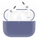 Чехол Totu TWS Pro Case для Apple AirPods pro (сиреневый, силиконовый)