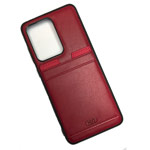 Чехол HDD Luxury Card Slot Case для Samsung Galaxy S20 ultra (красный, кожаный)