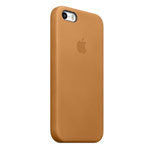 Чехол Apple iPhone 5S case (коричневый, кожанный)