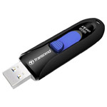 Флеш-карта Transcend JetFlash 790 (16Gb, USB 3.1, черная/синяя)