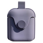 Чехол Synapse Silicone Bag case для Apple AirPods (сиреневый, силиконовый)