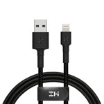 USB-кабель Xiaomi ZMI Cable AL886 универсальный (Lightning, 2 метра, MFi, черный)