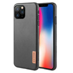 Чехол G-Case Dark Series для Apple iPhone 12/12 pro (Black Leather, кожаный)