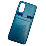 Чехол HDD Luxury Card Slot Case для Samsung Galaxy S20 FE (темно-синий, кожаный)