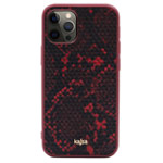 Чехол Kajsa Dale Glamorous Snake 2 для Apple iPhone 12 pro max (красный, кожаный)
