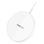 Беспроводное зарядное устройство Recci MagPack Wireless Charger (белое, магнитное, Fast Charge 15W, стандарт QI)