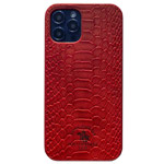 Чехол Santa Barbara Knight для Apple iPhone 12 pro max (красный, кожаный)