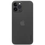 Чехол memumi Slim case для Apple iPhone 12 pro max (темно-серый, пластиковый)