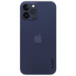 Чехол memumi Slim case для Apple iPhone 12 pro max (темно-синий, пластиковый)