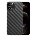 Чехол memumi Slim Carbon case для Apple iPhone 12 pro max (черный, пластиковый)