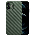 Чехол memumi Slim Carbon case для Apple iPhone 12 mini (зеленый, пластиковый)