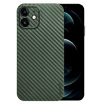 Чехол memumi Slim Carbon case для Apple iPhone 12 (зеленый, пластиковый)