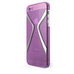 Чехол Megix Star Series Case для Apple iPhone 5/5S (фиолетовый, пластиковый)