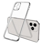 Чехол Coblue Soft Plating Case для Apple iPhone 12 pro max (серебристый, гелевый)