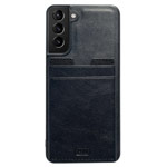 Чехол HDD Luxury Card Slot Case для Samsung Galaxy S21 plus (черный, кожаный)