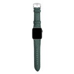Ремешок для часов Kajsa Genuine Leather Pearl Pattern Band для Apple Watch (38/40 мм, зеленый, кожаный)