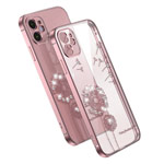 Чехол Coblue Crystal Plating Case для Apple iPhone 12 (розовый, гелевый)