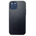 Чехол Coblue Leather Case для Apple iPhone 12/12 pro (черный, кожаный)