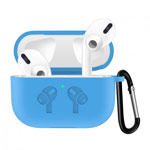 Чехол Synapse Buckle2 Case для Apple AirPods pro (голубой, силиконовый)