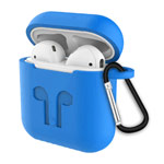 Чехол Synapse Buckle2 Case для Apple AirPods 1/2 (голубой, силиконовый)