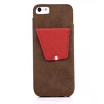 Чехол Nextouch Wallet case для Apple iPhone 5/5S (коричневый, кожанный)