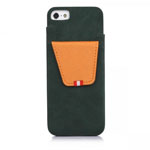 Чехол Nextouch Wallet case для Apple iPhone 5/5S (темно-зеленый, кожанный)