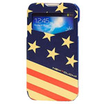 Чехол Nextouch MyFlag case для Samsung Galaxy S4 i9500 (USA, кожанный)