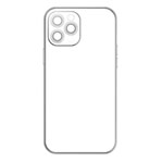 Чехол Totu Soft Plating Series для Apple iPhone 12 pro max (серебристый, гелевый)