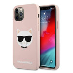 Чехол Karl Lagerfeld K/Choupette case для Apple iPhone 13 pro (розовый, силиконовый)