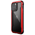 Чехол Raptic Defense Shield Pro для Apple iPhone 13 pro (красный, маталлический)