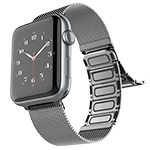 Ремешок для часов Raptic Classic Plus для Apple Watch 42/44 мм (серебристый, стальной)