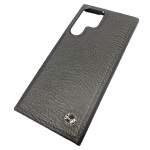 Чехол KeepHone Earl series для Samsung Galaxy S22 ultra (Grain Black, кожаный)