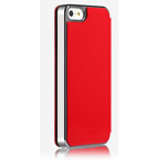 Чехол Totu Design Kiss me Case для Apple iPhone 5/5S (красный, кожанный)