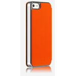 Чехол Totu Design Kiss me Case для Apple iPhone 5/5S (оранжевый, кожанный)
