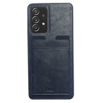 Чехол HDD Luxury Card Slot Case для Samsung Galaxy A33 (темно-синий, кожаный)