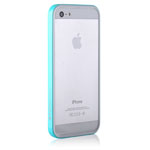 Чехол Totu Design Evoque Case для Apple iPhone 5/5S (голубой, пластиковый)