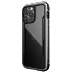 Чехол Raptic Defense Shield для Apple iPhone 14 pro max (черный, маталлический)