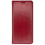 Чехол HDD Wallet Phone case для Apple iPhone 14 pro max (красный, кожаный)