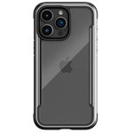 Чехол Raptic Defense Shield для Apple iPhone 15 pro (черный, маталлический)