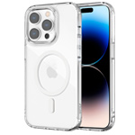 Чехол Raptic Crystal для Apple iPhone 14 pro (прозрачный, стеклянный/гелевый, MagSafe)