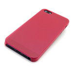 Чехол WhyNot Ultrathin Case для Apple iPhone 5/5S (красный, пластиковый) (NPG)