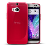 Чехол WhyNot Soft Case для HTC new One (HTC M8) (красный, гелевый) (NPG)