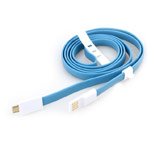 USB-кабель Vojo Trim универсальный (синий, 1.2 метра, microUSB, магнитный)