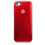 Чехол с батареей Dexim XPowerSkin Case для Apple iPhone 5/5S (2000 mAh, красный, ультратонкий)