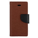Чехол Mercury Goospery Fancy Diary Case для Apple iPhone 5/5S (коричневый, кожаный)