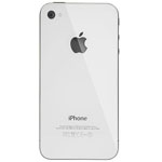 Крышка задняя для Apple iPhone 4 (белая)